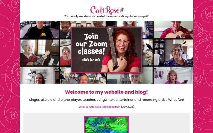 Screenshot of calirose.com