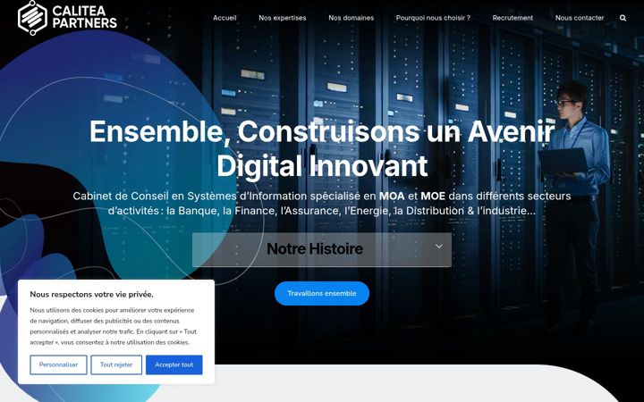 Captura de ecrã de caliteapartners.fr