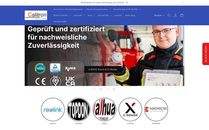 Screenshot of calitronshop.com