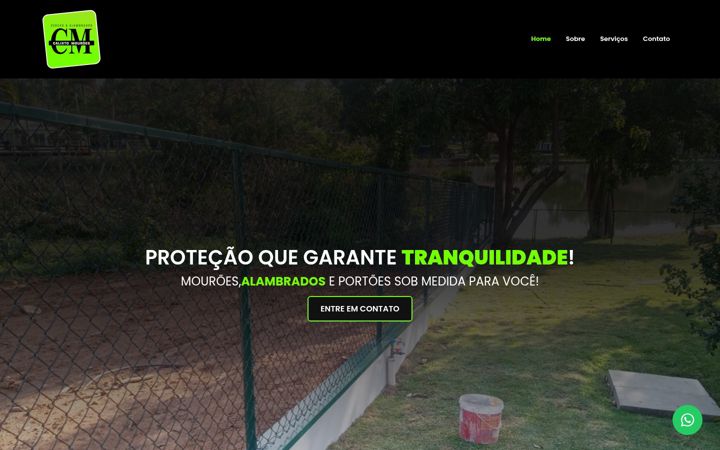Screenshot stránky calixtomouroes.com.br