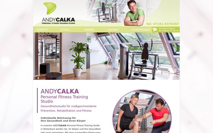 Screenshot of calka-personalfitness.de
