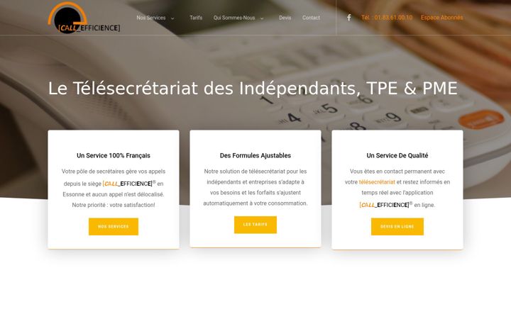 Screenshot of call-efficience.fr