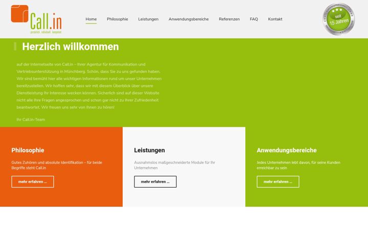 Screenshot of call-in-online.de