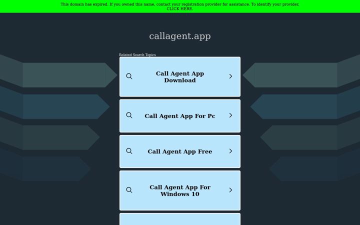 Screenshot of callagent.app