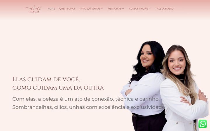 Screenshot of callalilly.com.br