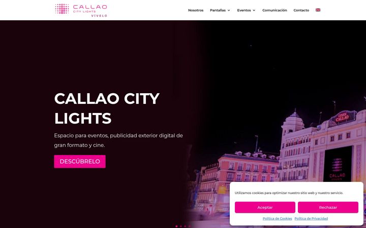 Screenshot of callaocitylights.es