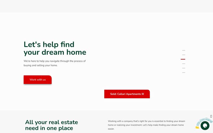 Capture d'écran de callarihomesltd.com