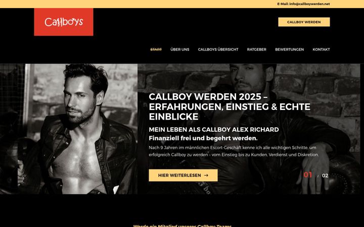 Screenshot of callboywerden.net