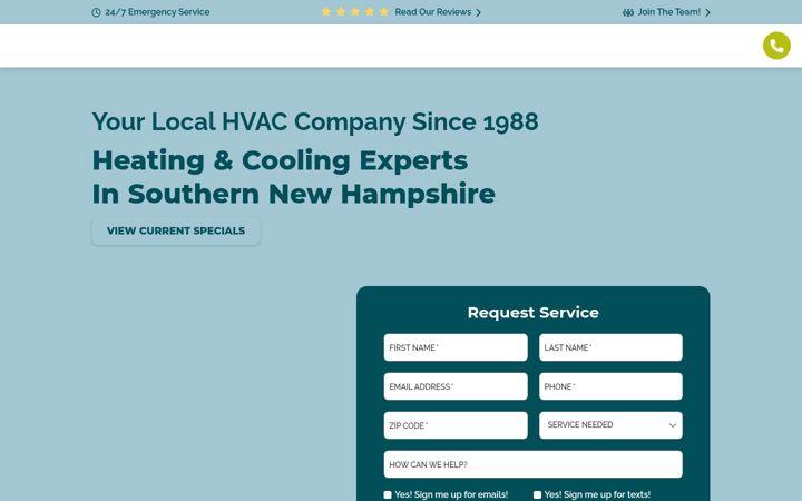 Screenshot of callbrookside.com