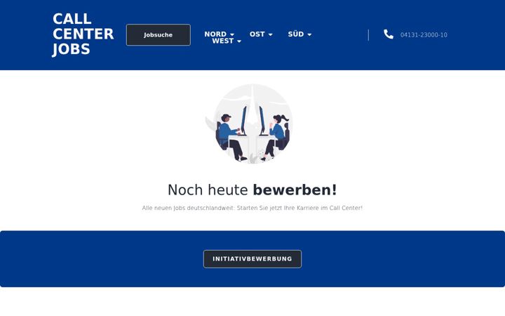 Screenshot of callcenter-karriere.com