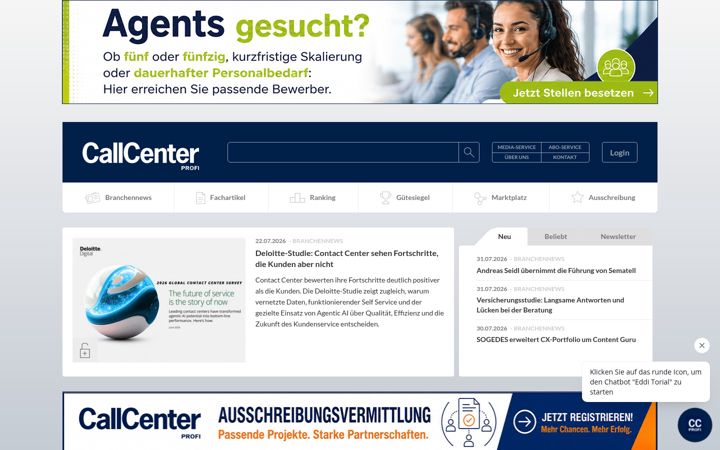 Screenshot of callcenterprofi.de