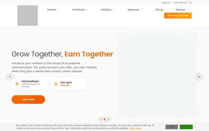 Screenshot von callcenterstudio.com