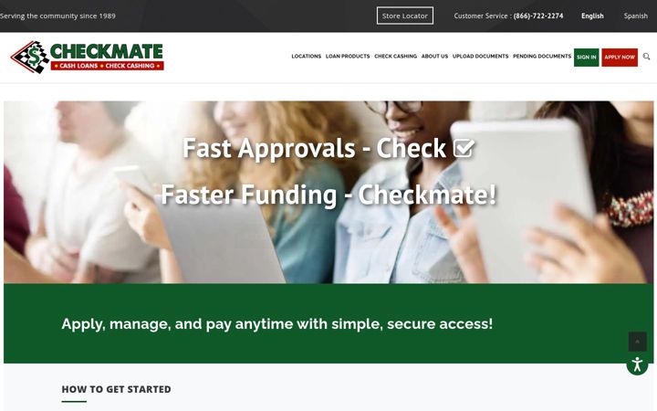 Skærmbillede af callcheckmate.com