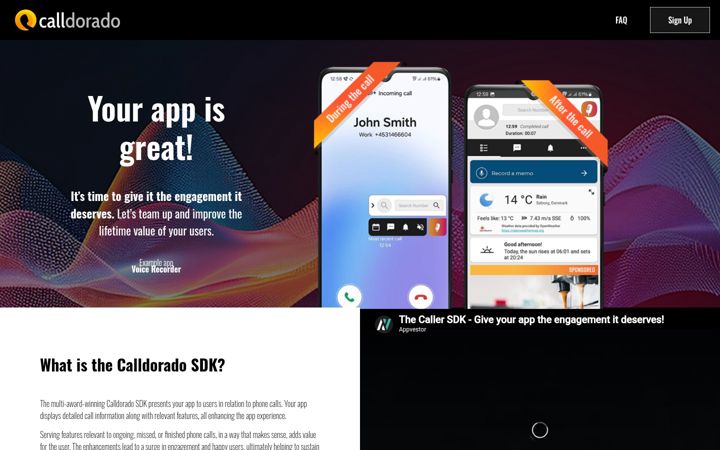 Zrzut ekranu calldorado.com