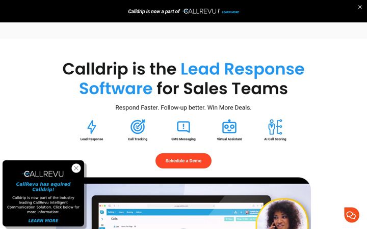 Screenshot of calldrip.eu
