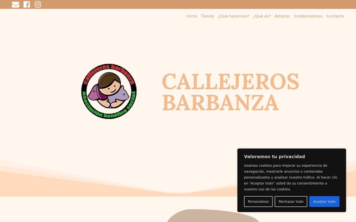Captura de pantalla de callejerosbarbanza.es