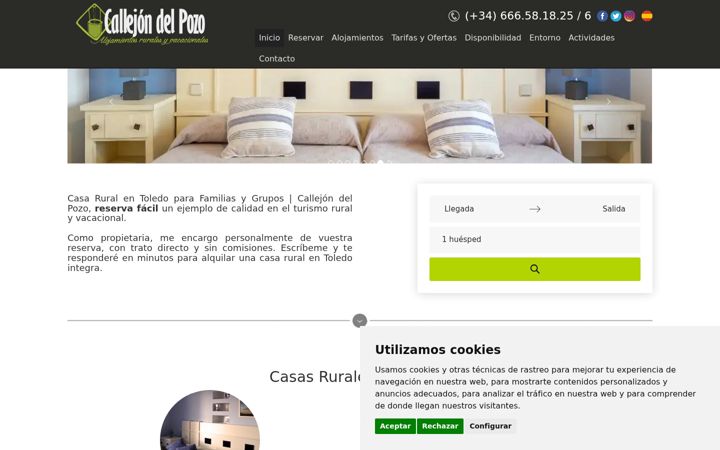 Screenshot of callejondelpozo.es