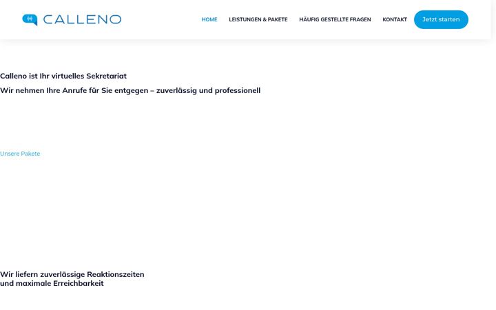 Screenshot of calleno.de