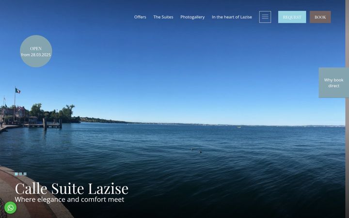 Screenshot of callesuitelazise.com
