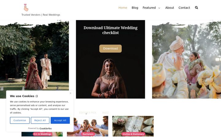 Screenshot of callforwedding.com