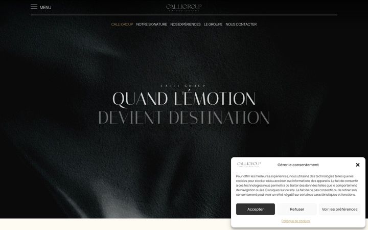 Screenshot of calli-group.com
