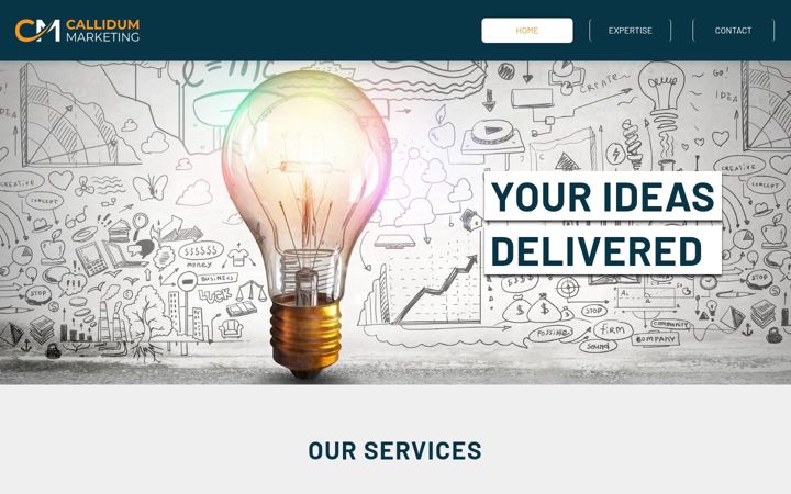 Screenshot of callidummarketing.com