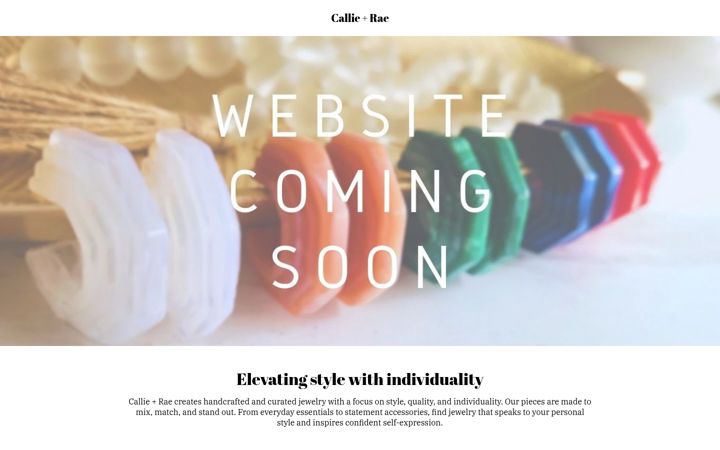 Screenshot of callieandrae.com
