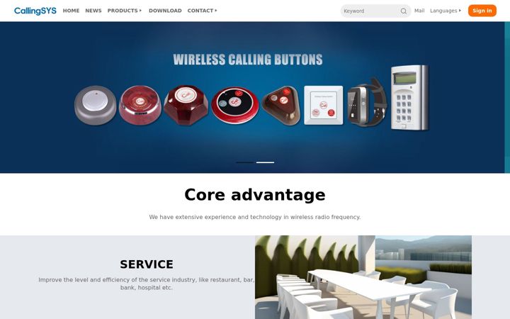Screenshot of callingsys.com