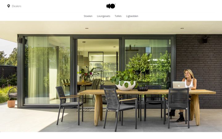 Screenshot von callisto-outdoor.nl