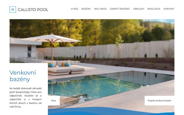 Screenshot of callistopool.cz