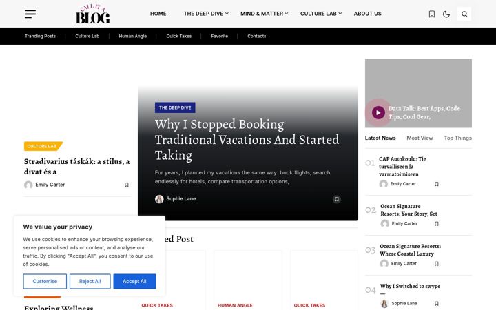 Screenshot of callitablog.com