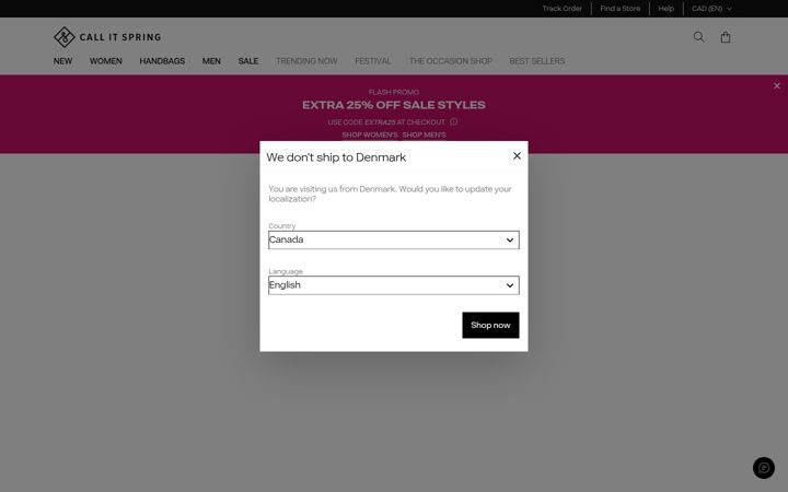 Screenshot of callitspring.com