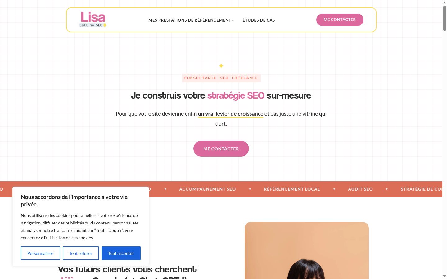 Screenshot tal-banner tal-kunsens muri qabel kwalunkwe interazzjoni