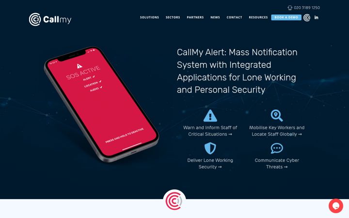 Screenshot of callmy.com