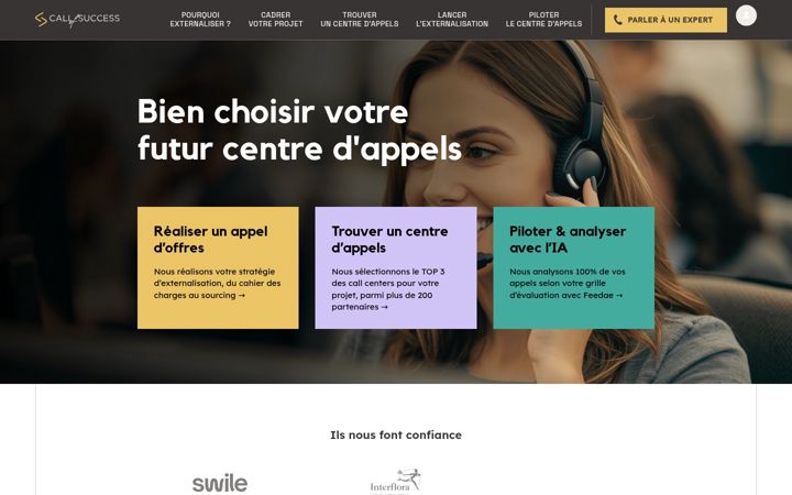 Screenshot of callofsuccess.com