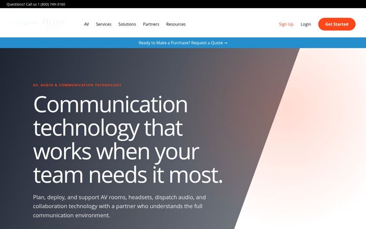 Screenshot of calloneinc.com