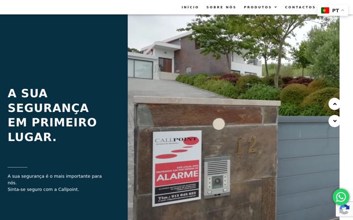 Screenshot of callpointseguranca.com