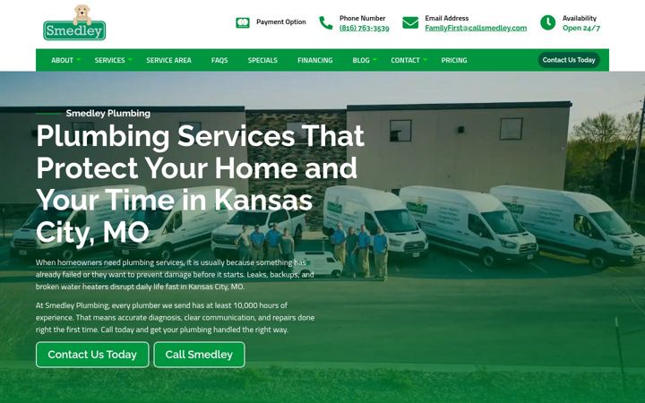 Screenshot of callsmedley.com