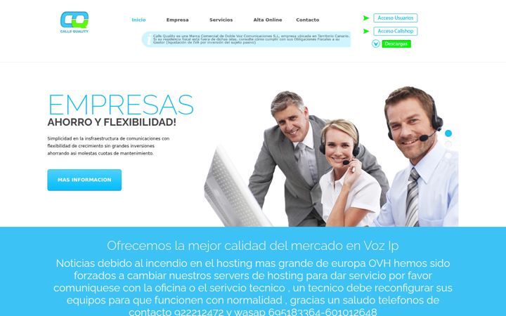 Screenshot of callsquality.com
