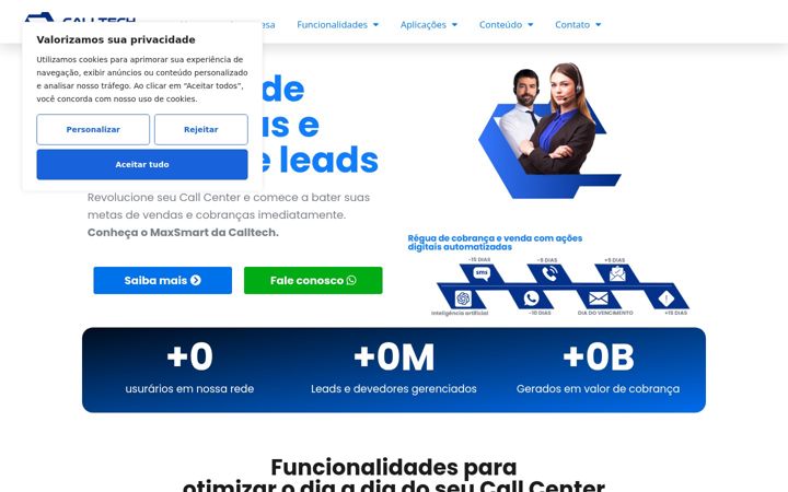 Screenshot van calltech.net.br