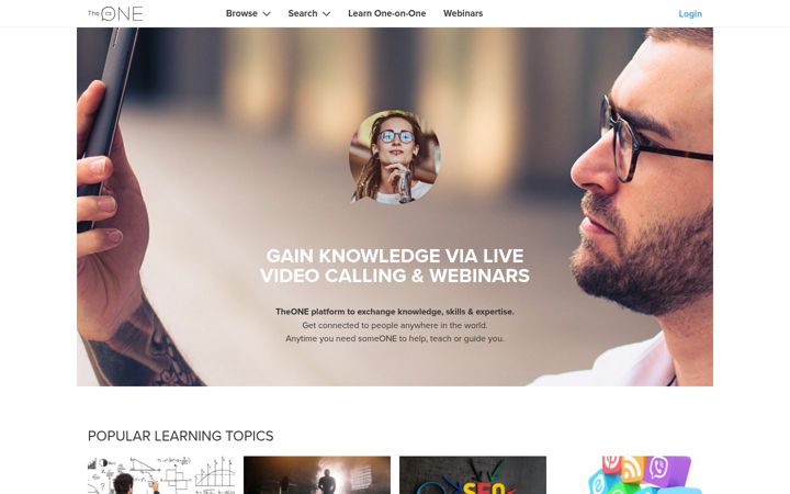 Screenshot of calltheone.com