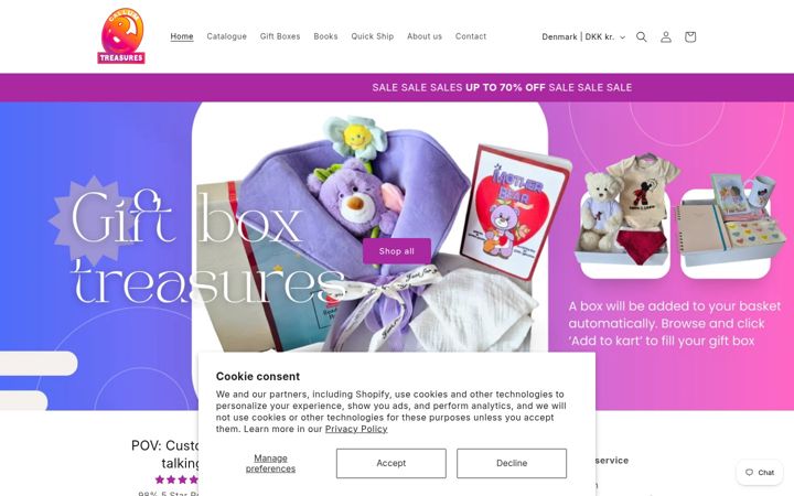 Screenshot of callumandtreasures.co.uk