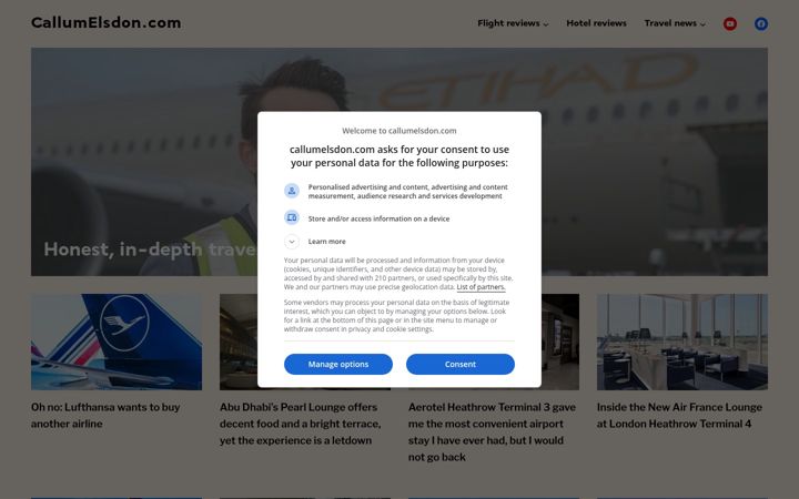 Screenshot of callumelsdon.com