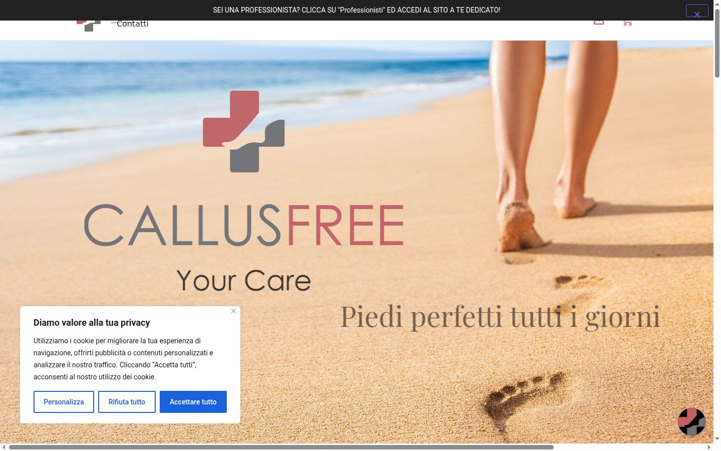 Screenshot tal-banner tal-kunsens muri qabel kwalunkwe interazzjoni
