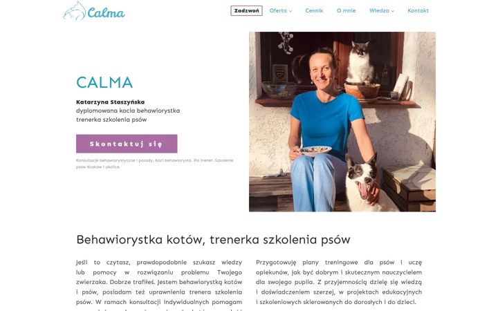 Screenshot of calma-zwierzaki.pl