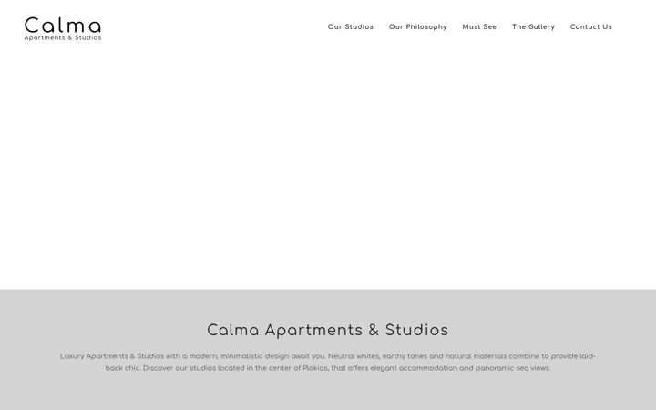 Screenshot of calma.gr