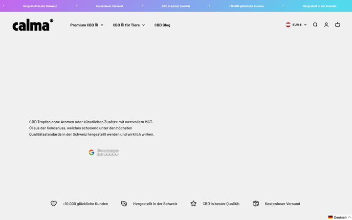 Snímek obrazovky calmacbd.at