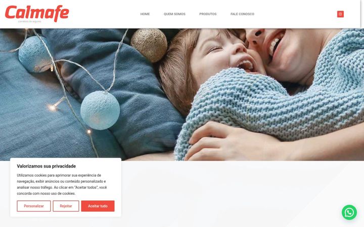 Screenshot van calmafe.com.br