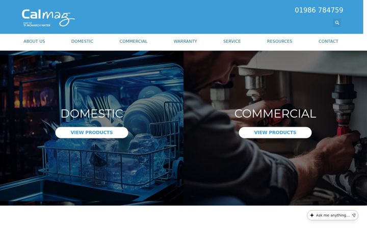 Screenshot of calmagltd.com
