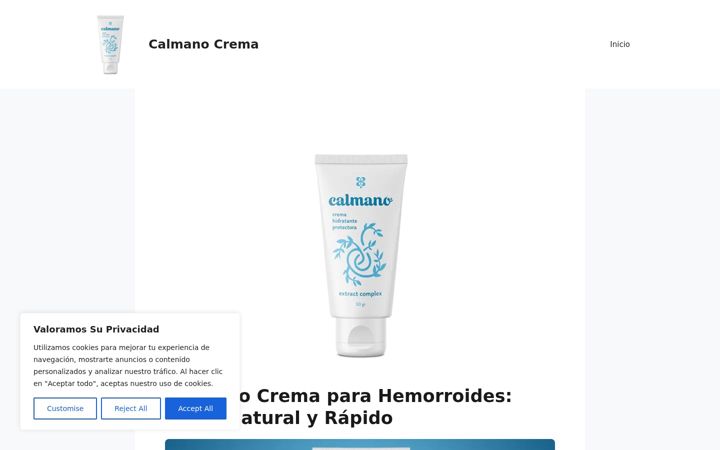 Screenshot of calmanocrema.store